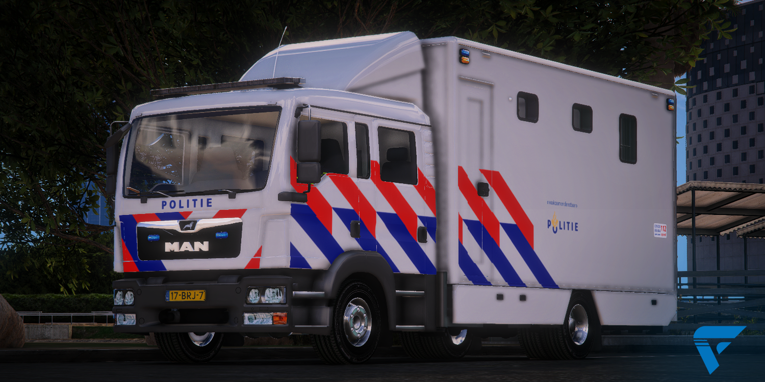 Politie - MAN TGL Paardentrailer