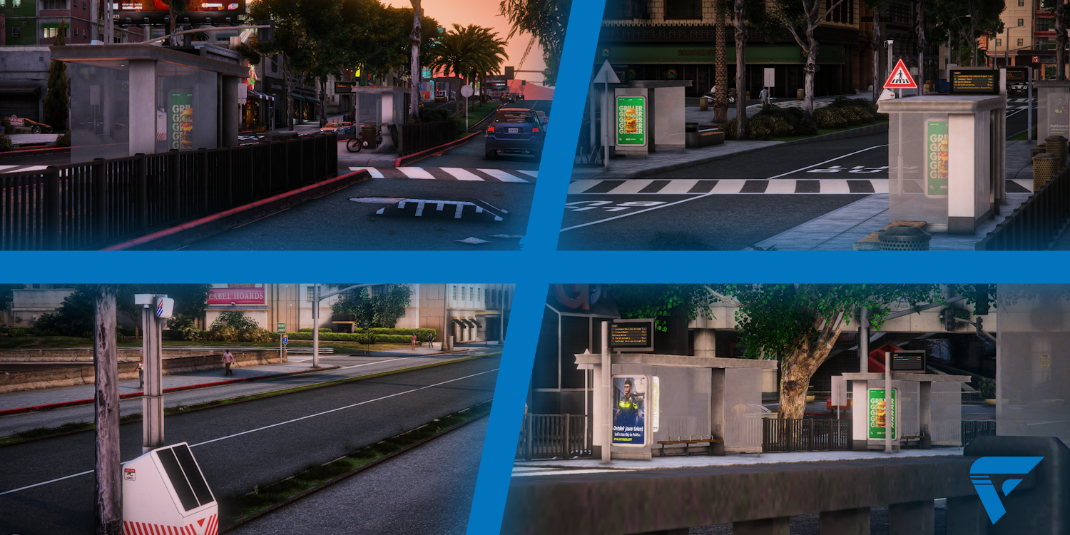 Bus Lanes - 4 Locations