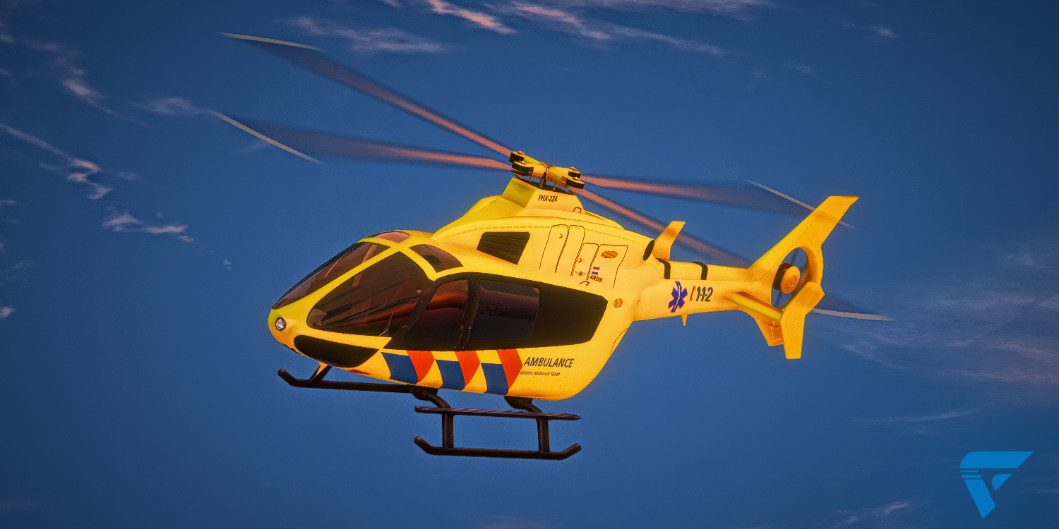 Ambulance Helikopter LORE-Friendly | FiveM Winkel, FiveM Store, FiveM Shop, LORE-Friendly Voertuigen, Ambulance