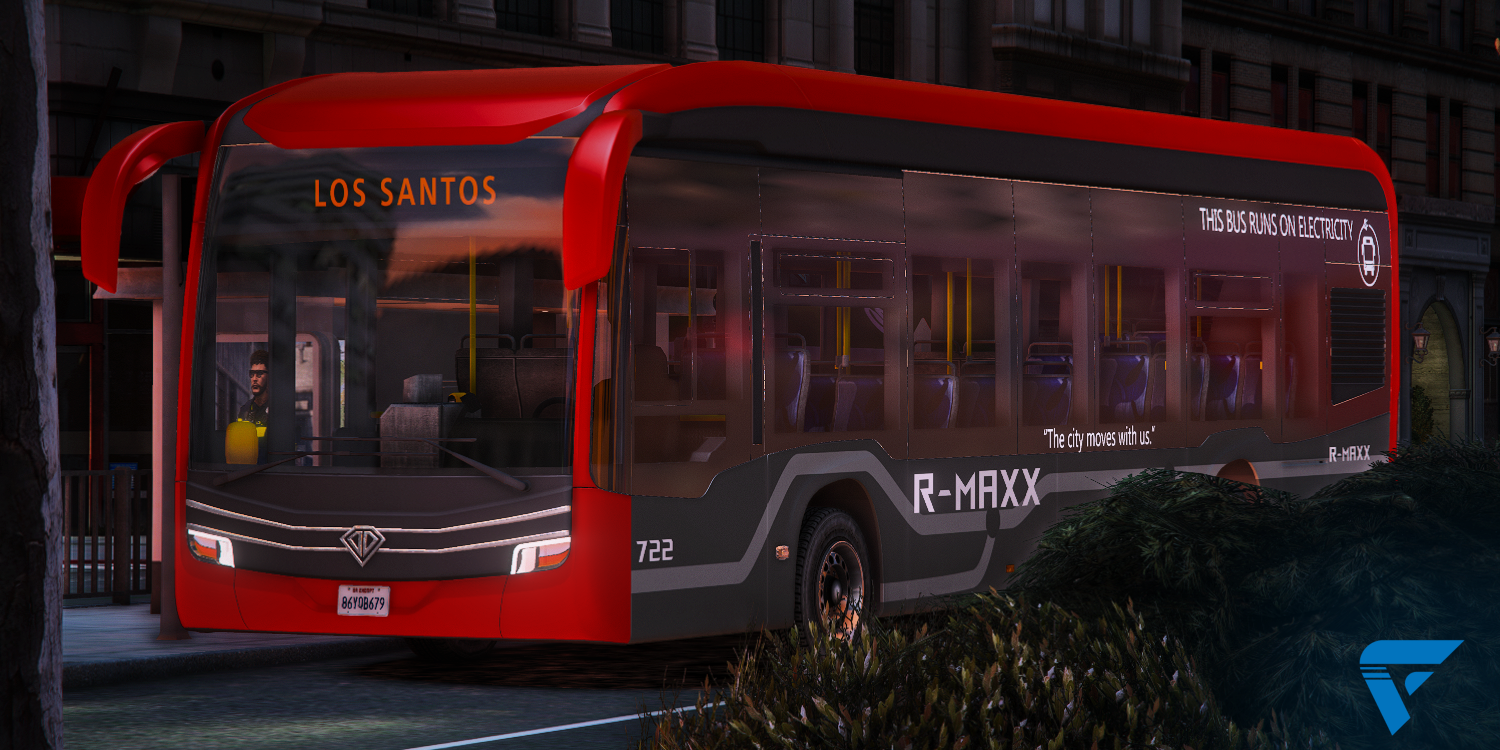 Mercedes Lijnbus LORE-Friendly | FiveM Winkel, FiveM Store, FiveM Shop, LORE-Friendly Voertuigen, Civilian, GTA