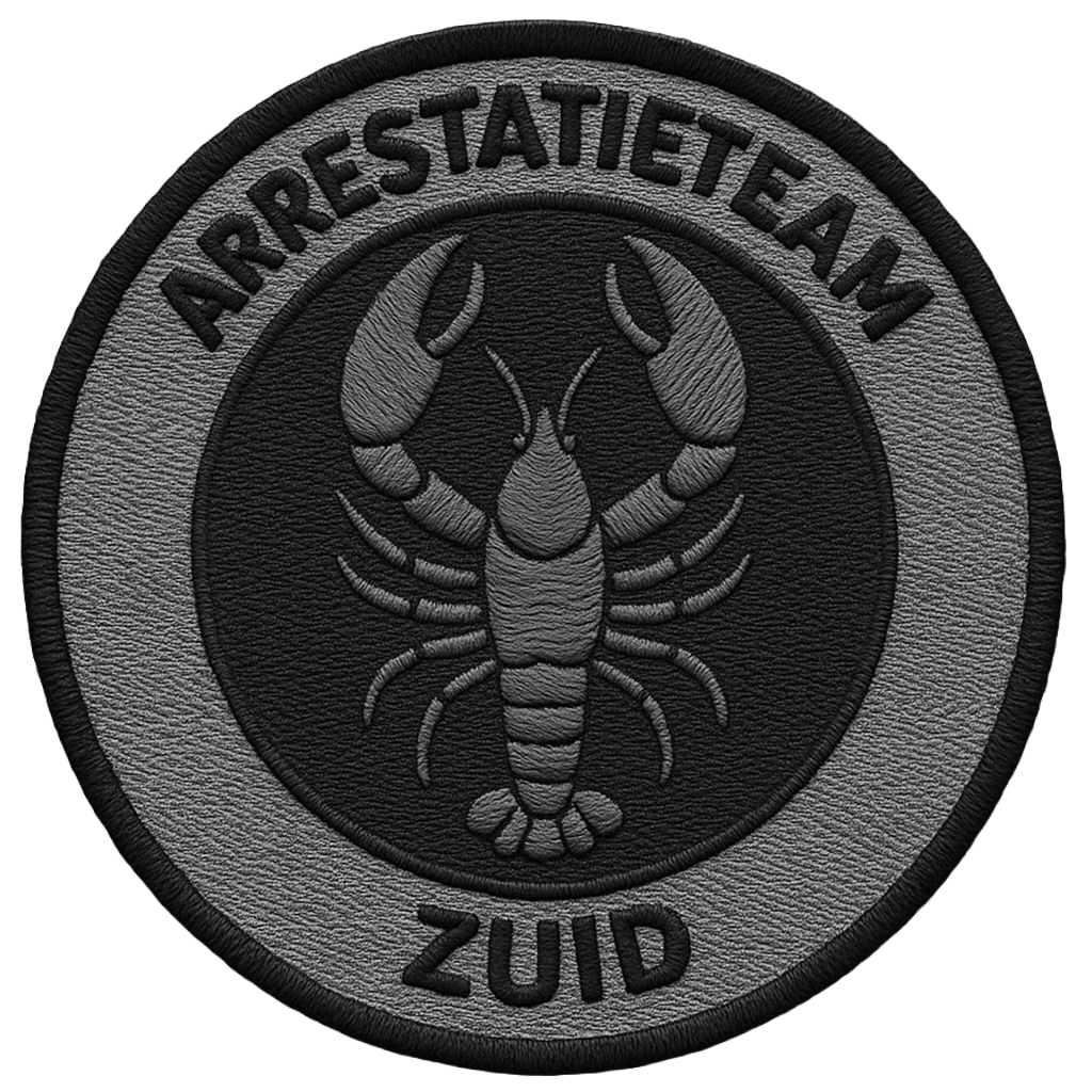 Patch | Politie – TOS-Friendly Arrestatieteam [Grijs]